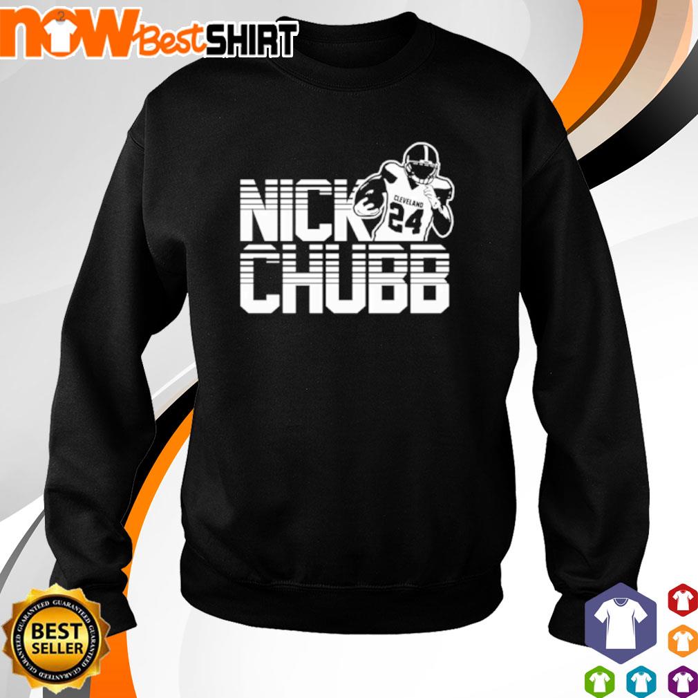 Cleveland Browns football 24 Nick Chubb player pose Us gift shirt, hoodie,  sweater, long sleeve and tank top