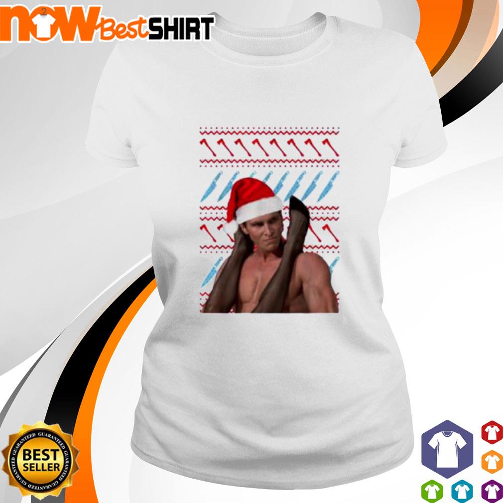 american psycho christmas sweater