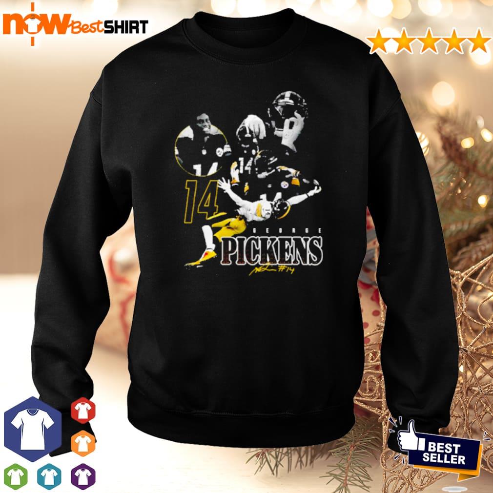 Pittsburgh Steelers 14 George Pickens signature shirt, hoodie