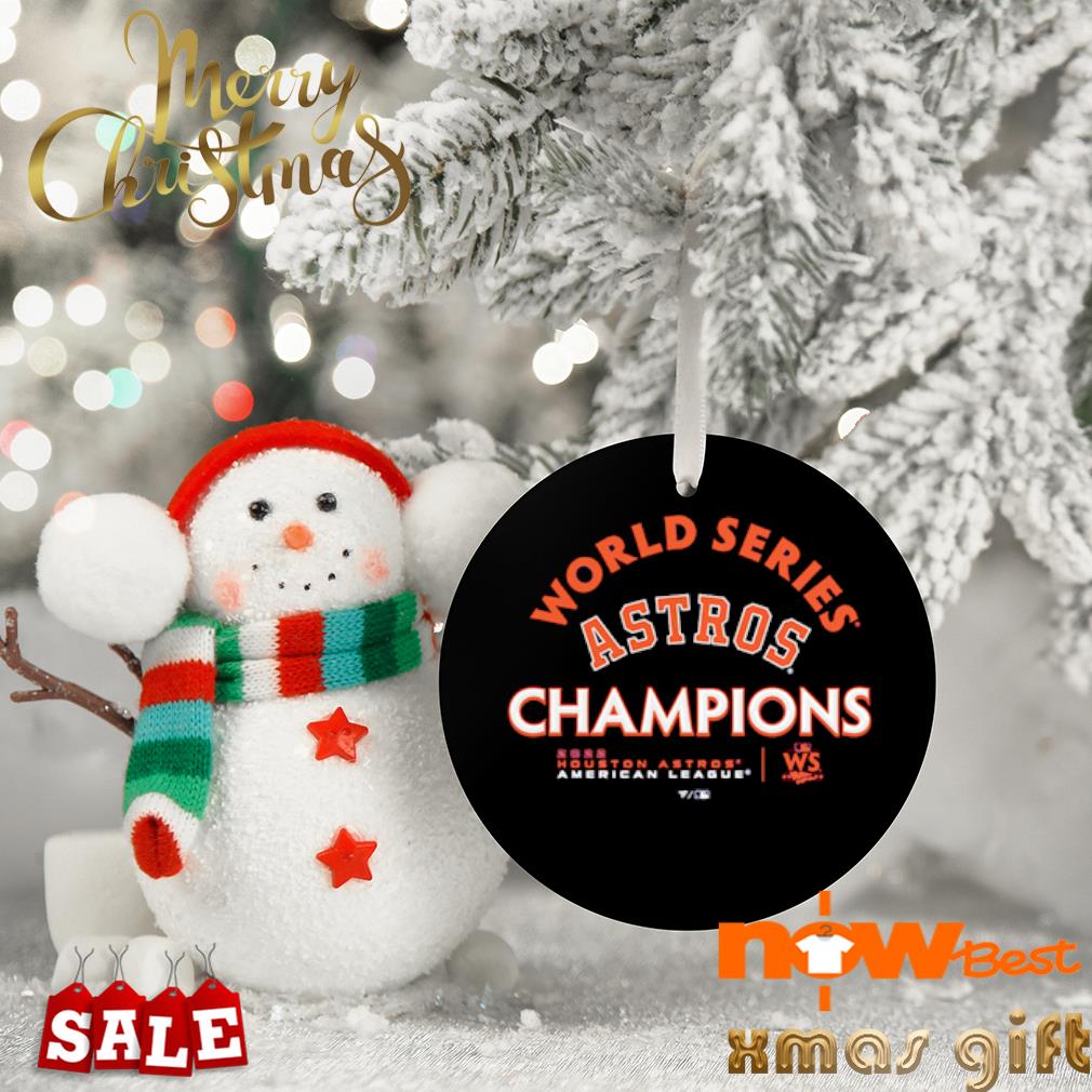 Gnome Houston Astros 2022 World Series Champions Christmas Ornament