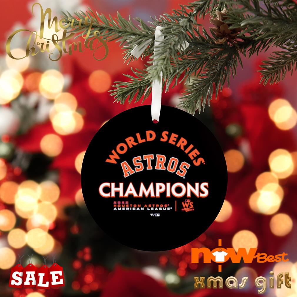 Official Logo Houston Astros 2022 World Series Champions Christmas Ornament  Xmas Tree Decor