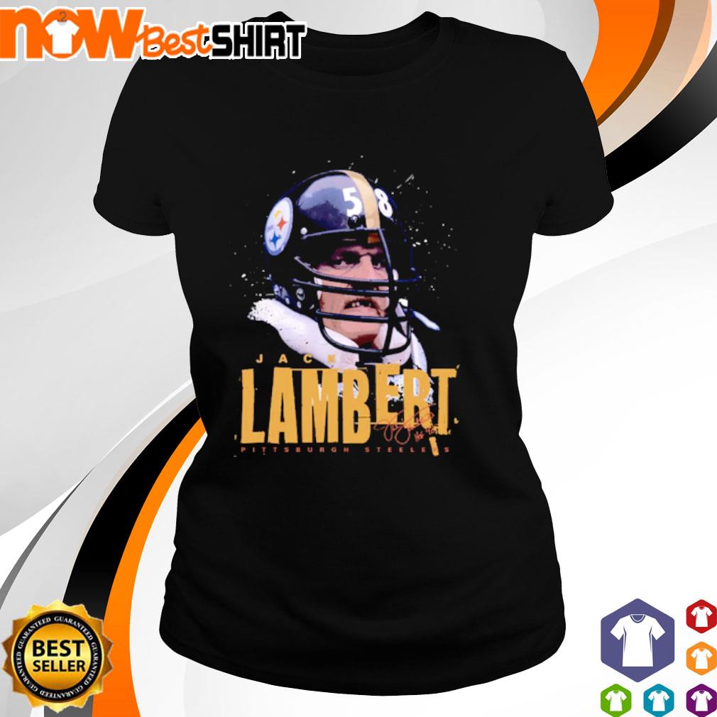 The Man Of Steel Jack Lambert Pittsburgh Steelers Shirt - Guineashirt  Premium ™ LLC