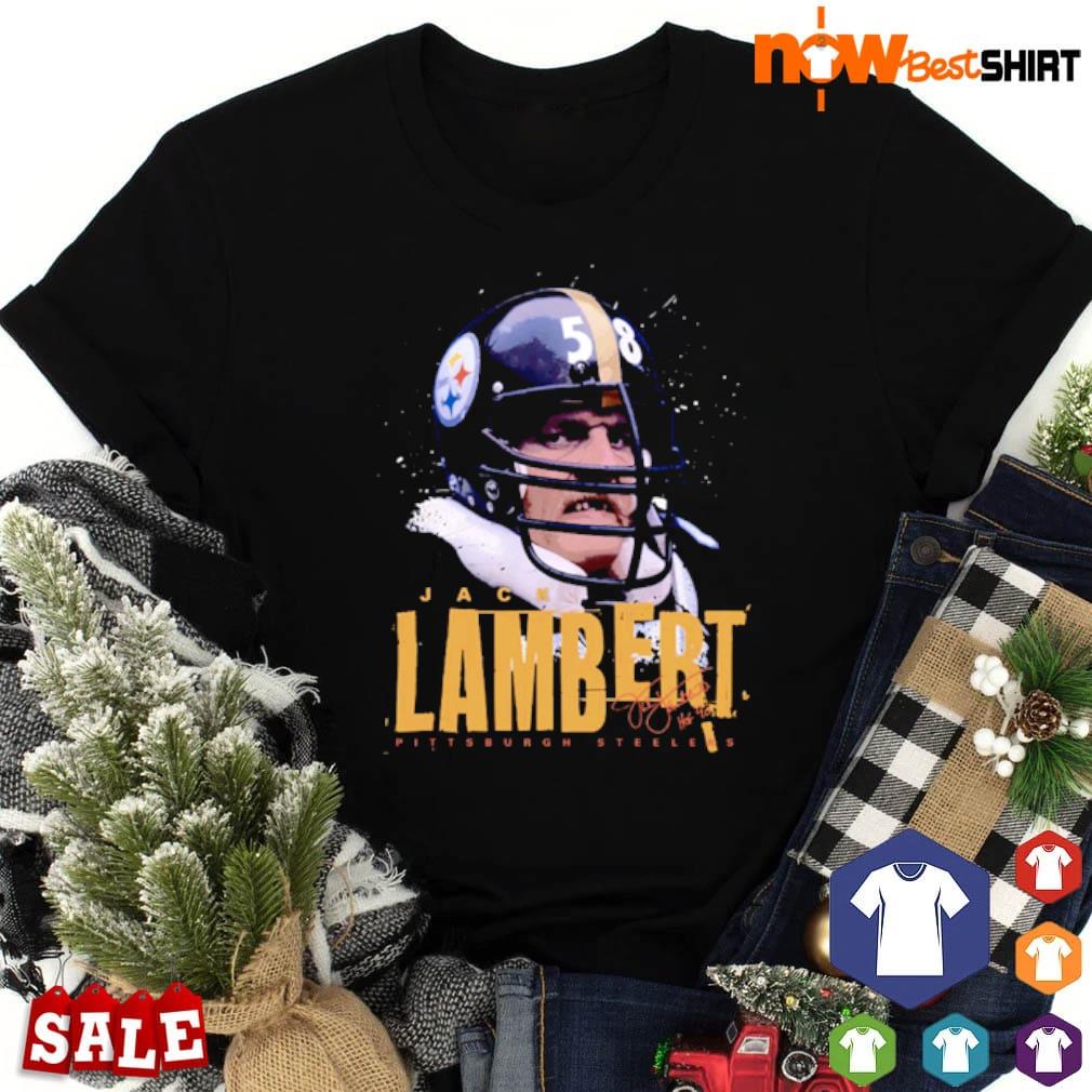 Jack Lambert Pittsburgh Steelers Men's Green St. Patrick's Day Name &  Number T-Shirt