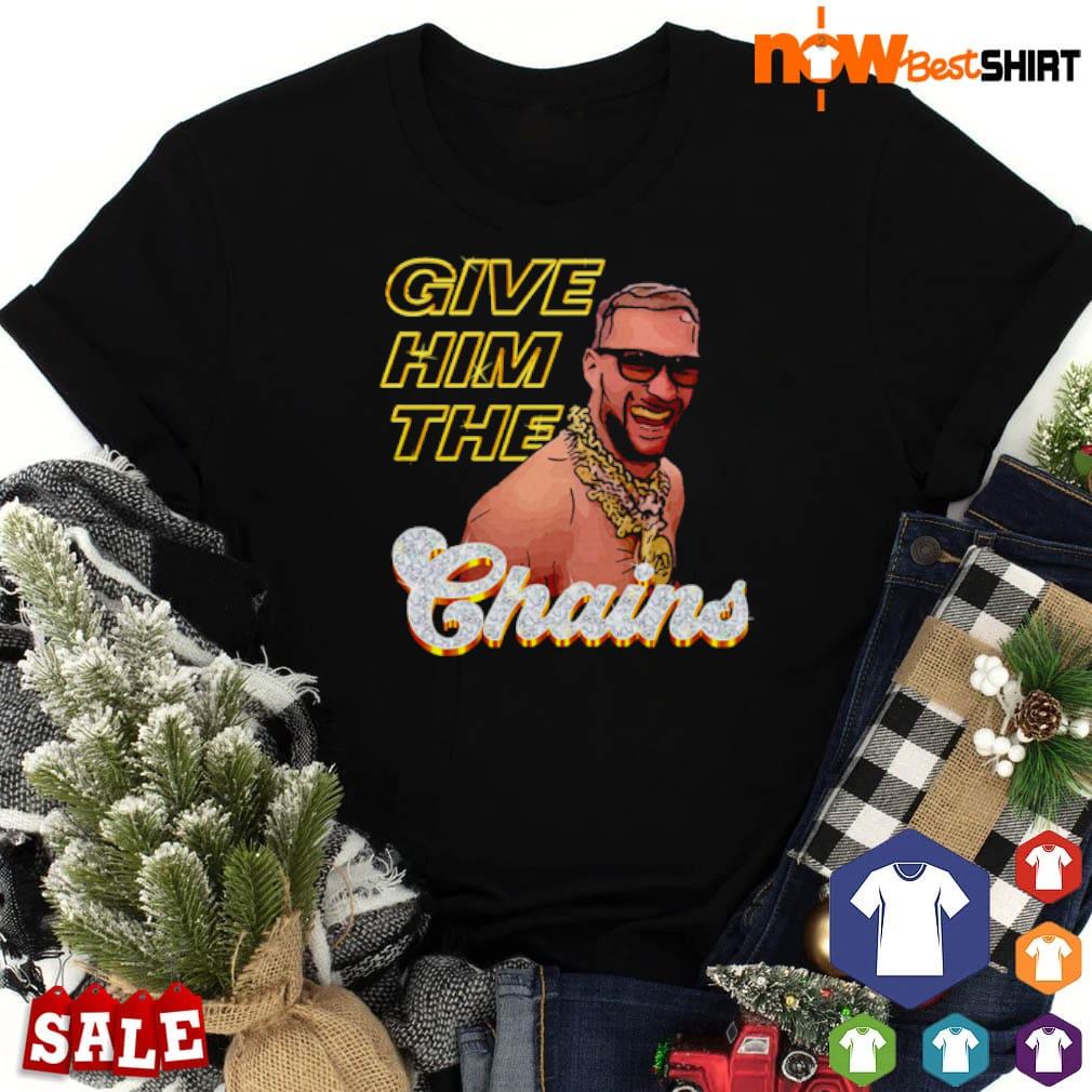 : Kirk Cousins Wearing Chains T Shirt 2XL Purple