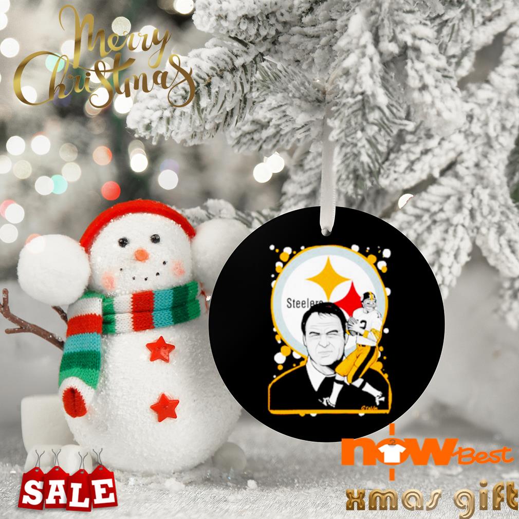 NFL Pittsburgh Steelers Xmas Mickey Custom Name Ornament - Binteez