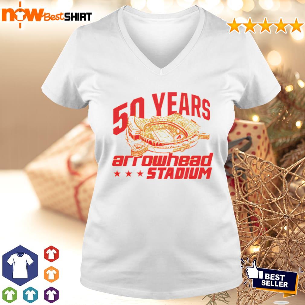 50 Years at Arrowhead Stadium shirt, hoodie, sweater, long sleeve and tank  top