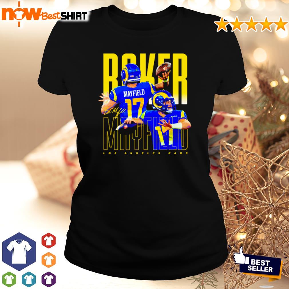 HOT HOT!! Baker Mayfield Los Angeles Rams Name & Number 3D T-Shirt S-2XL