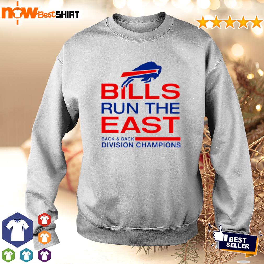 Bills run the east back and back division champions shirt, hoodie