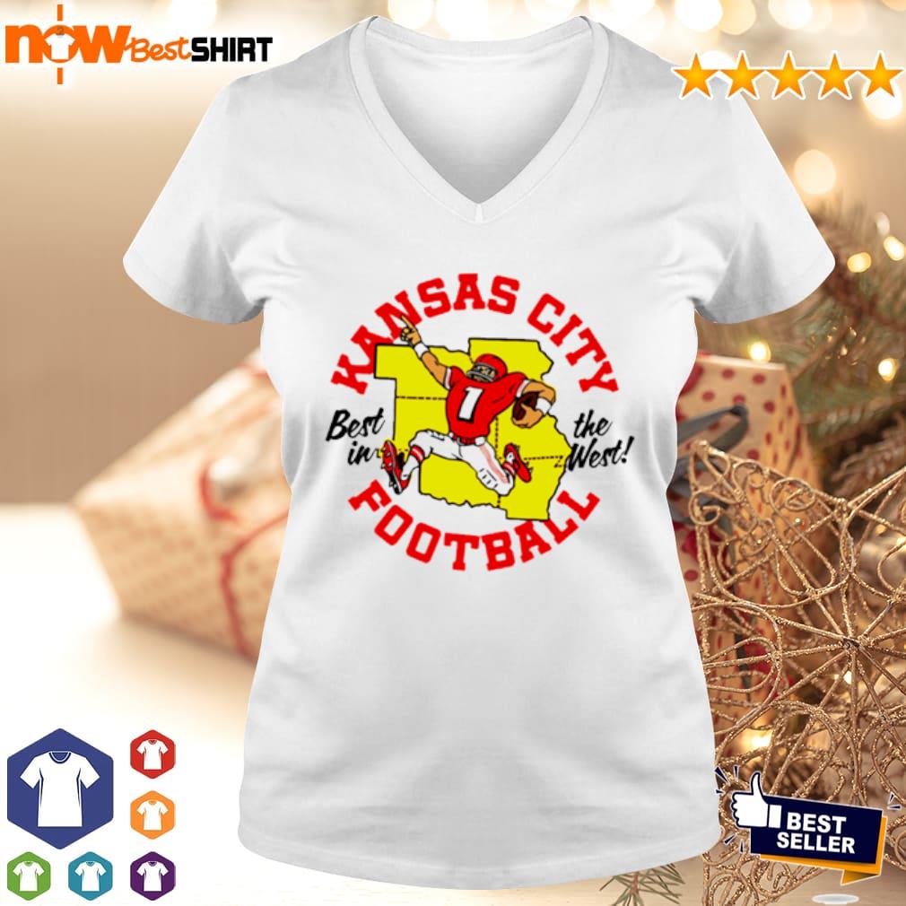 Charlie Hustle Store Kansas City Football Best In The West T-Shirt - Rosita  Deal