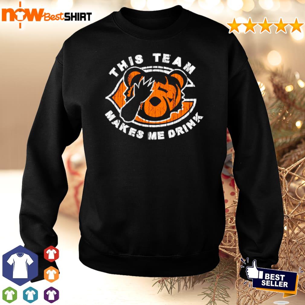 Chicago Bears T-Shirt This Team Makes Me Drink Funny Football Jersey T-Shirt  Moano Store funny shirts, gift shirts, Tshirt, Hoodie, Sweatshirt , Long  Sleeve, Youth, Graphic Tee » Cool Gifts for You 