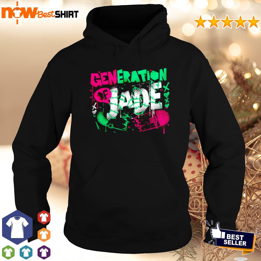 Cora Jade Broken Skateboard generation of jade shirt, hoodie