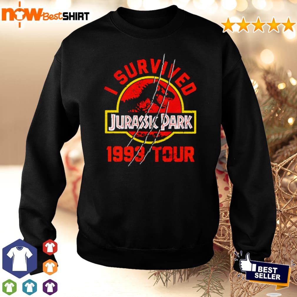 I survived Jurassic Park 1993 tour shirt