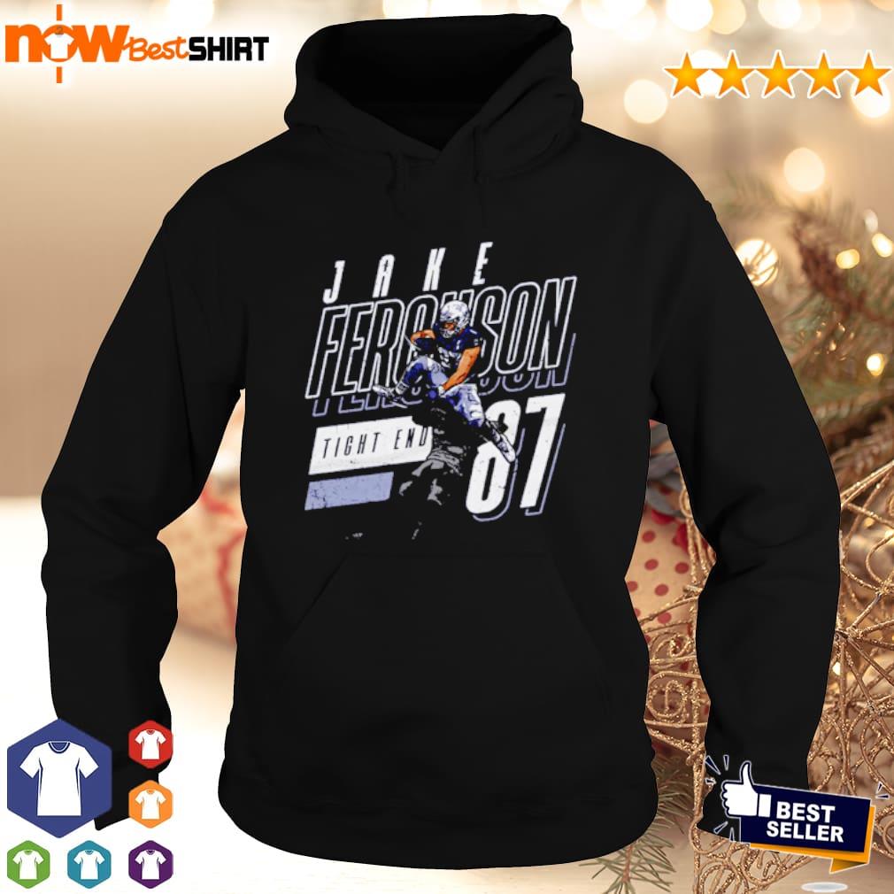 Jake Ferguson Dallas Cowboys Hurdle Tight End Ornament, hoodie, sweater,  long sleeve and tank top