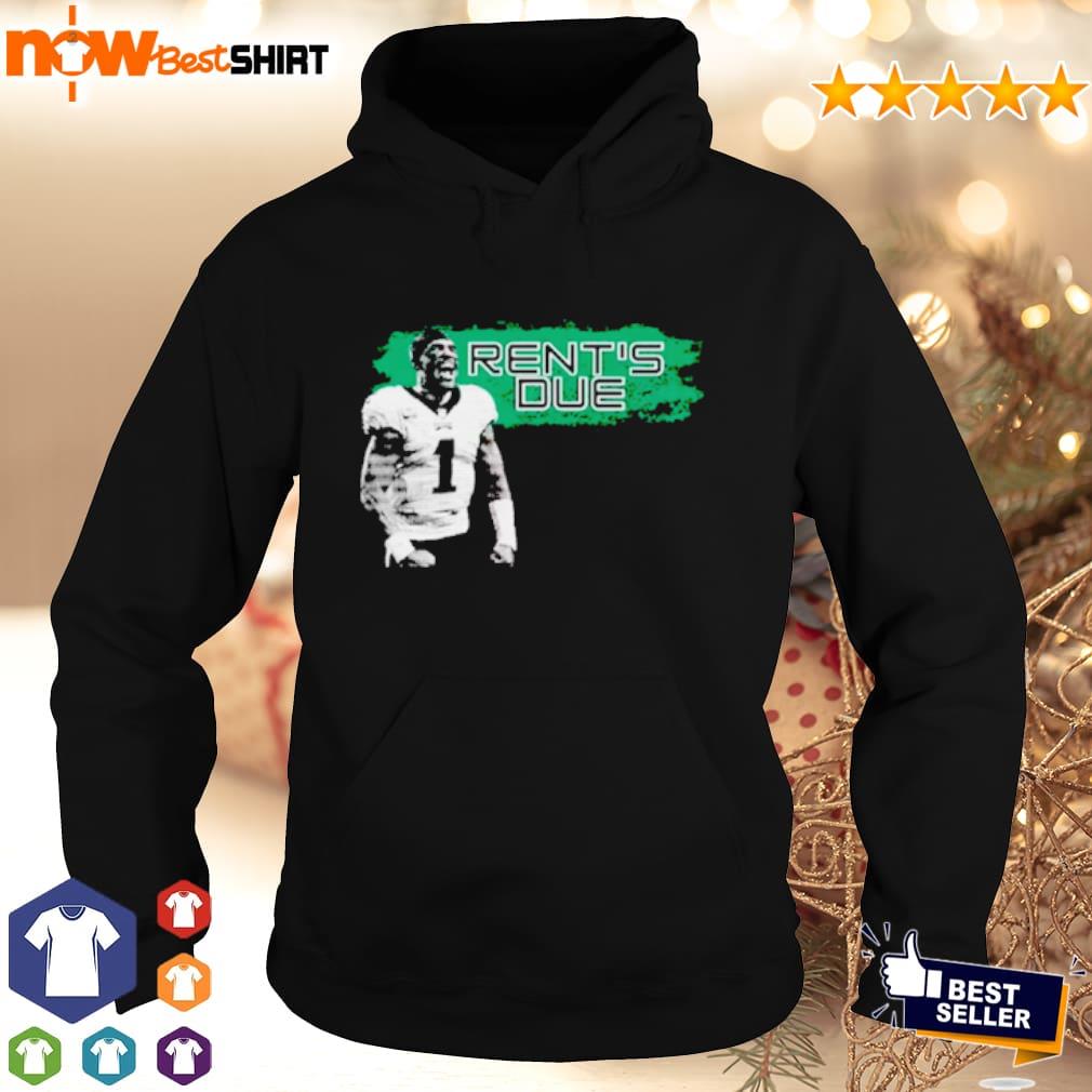 Jalen Hurts T Shirt Philadelphia Eagles Sweatshirt Jalen Hurts Fantasy  Football Hoodie Eagles Jalen Hurts Tshirt Philadelphia Phillies Sweater Jalen  Hurts Rents Due Shirt - Laughinks