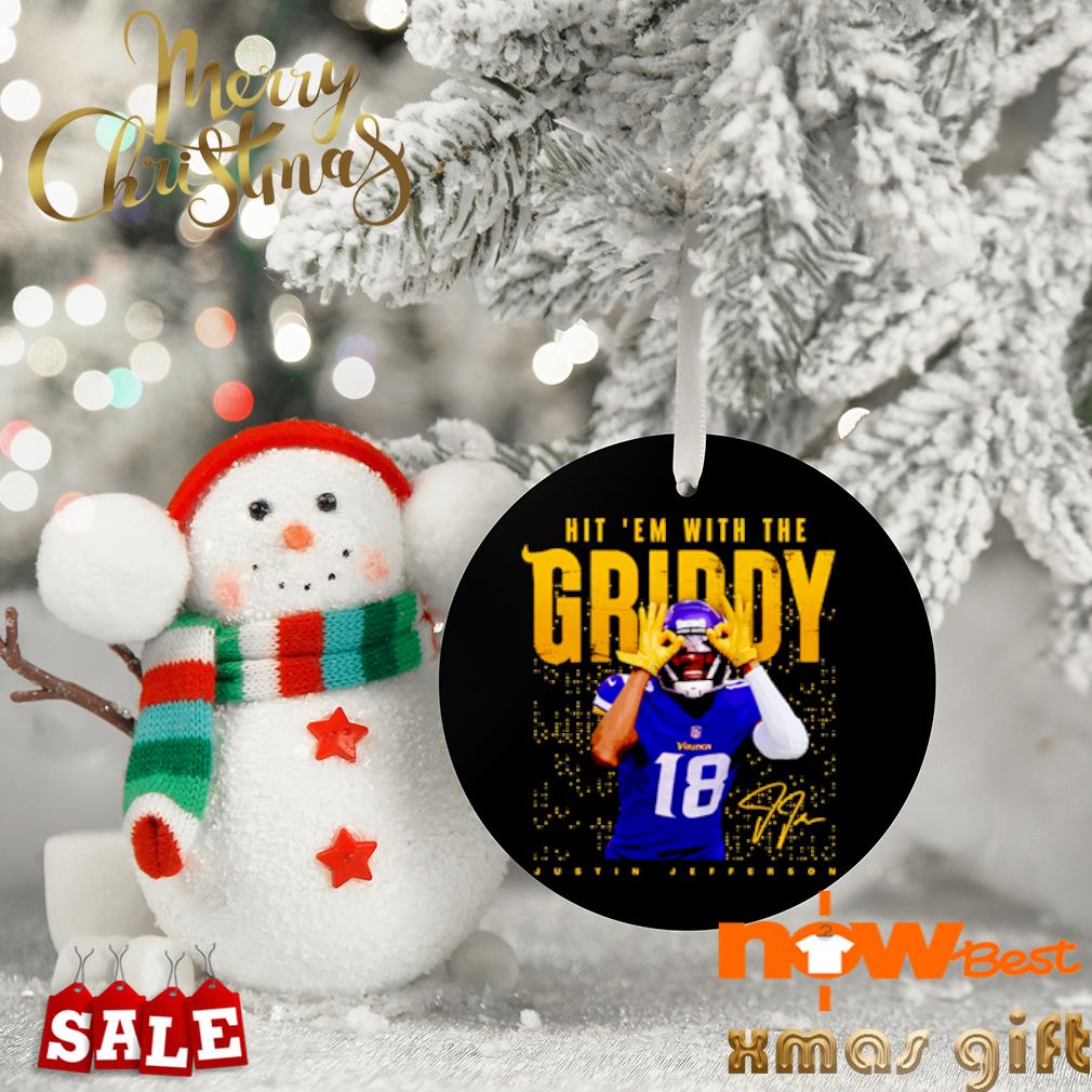 Hit 'em with the griddy Justin Jefferson Minnesota Vikings shirt