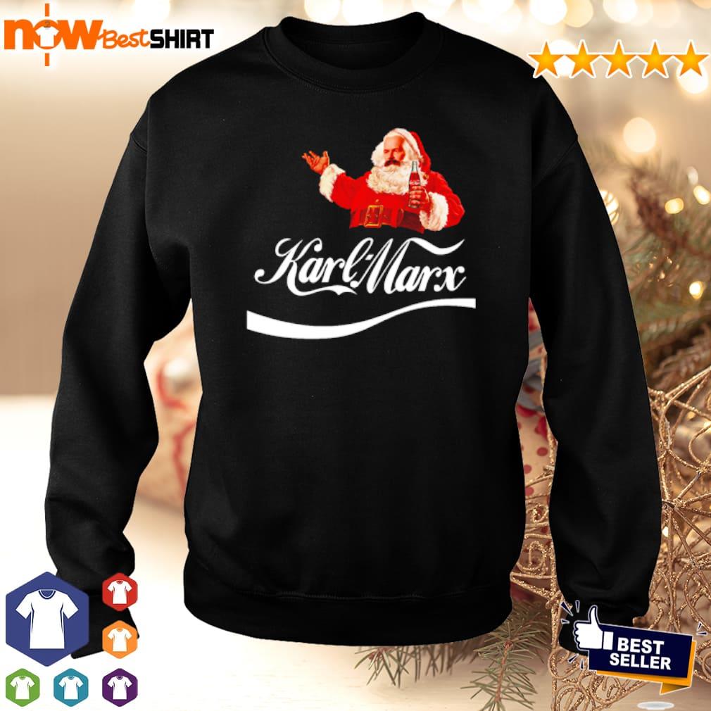 Karl Marx santa soft drink shirt