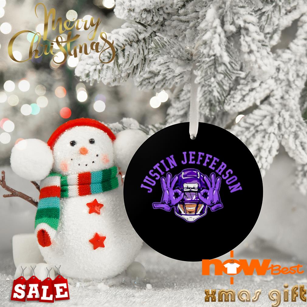 Justin Jefferson #18 Minnesota Vikings Ugly Christmas Sweater - Tagotee