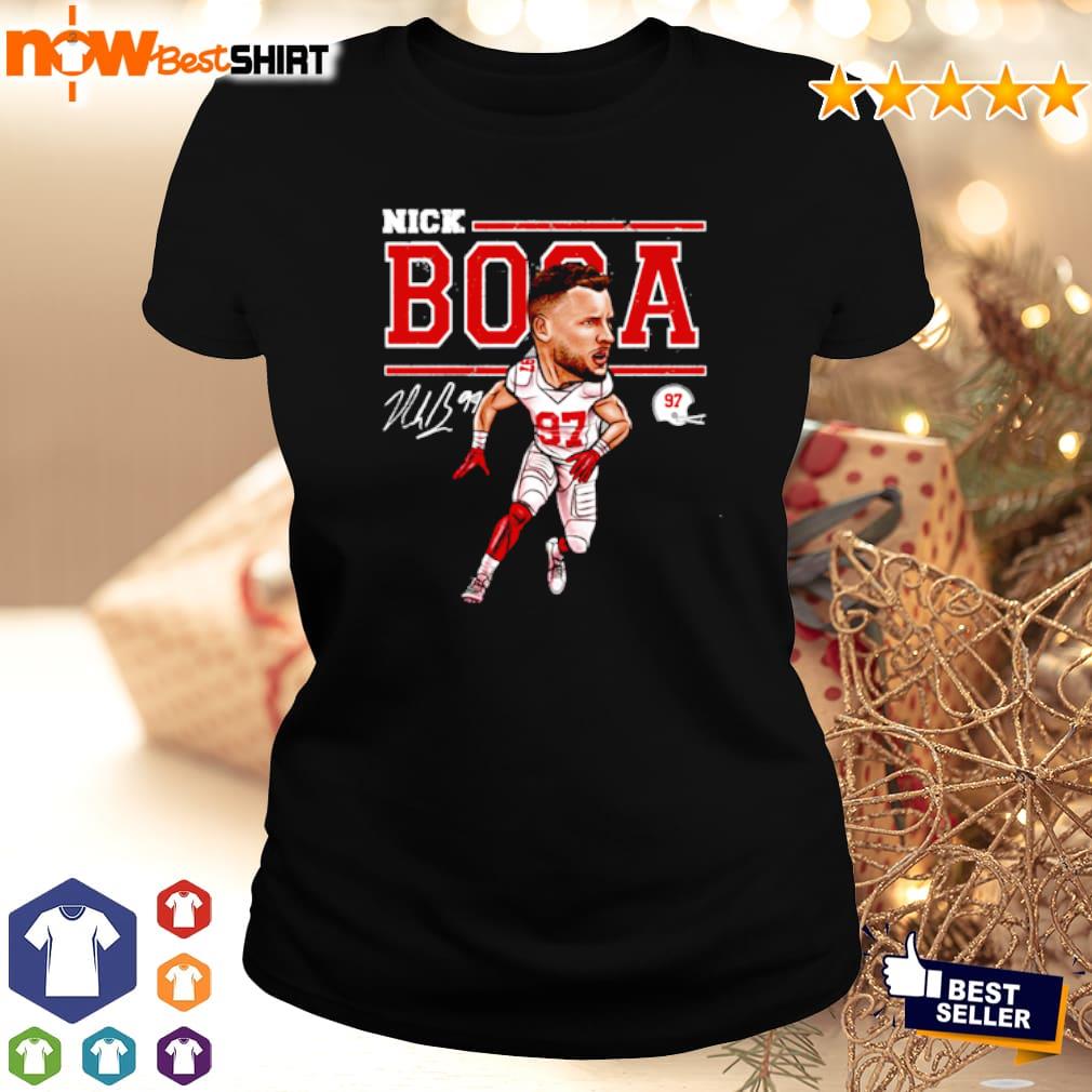 Nick Bosa San Francisco 49ers Fanatics Branded Women's Plus Size Name &  Number V-Neck T-Shirt - Scarlet