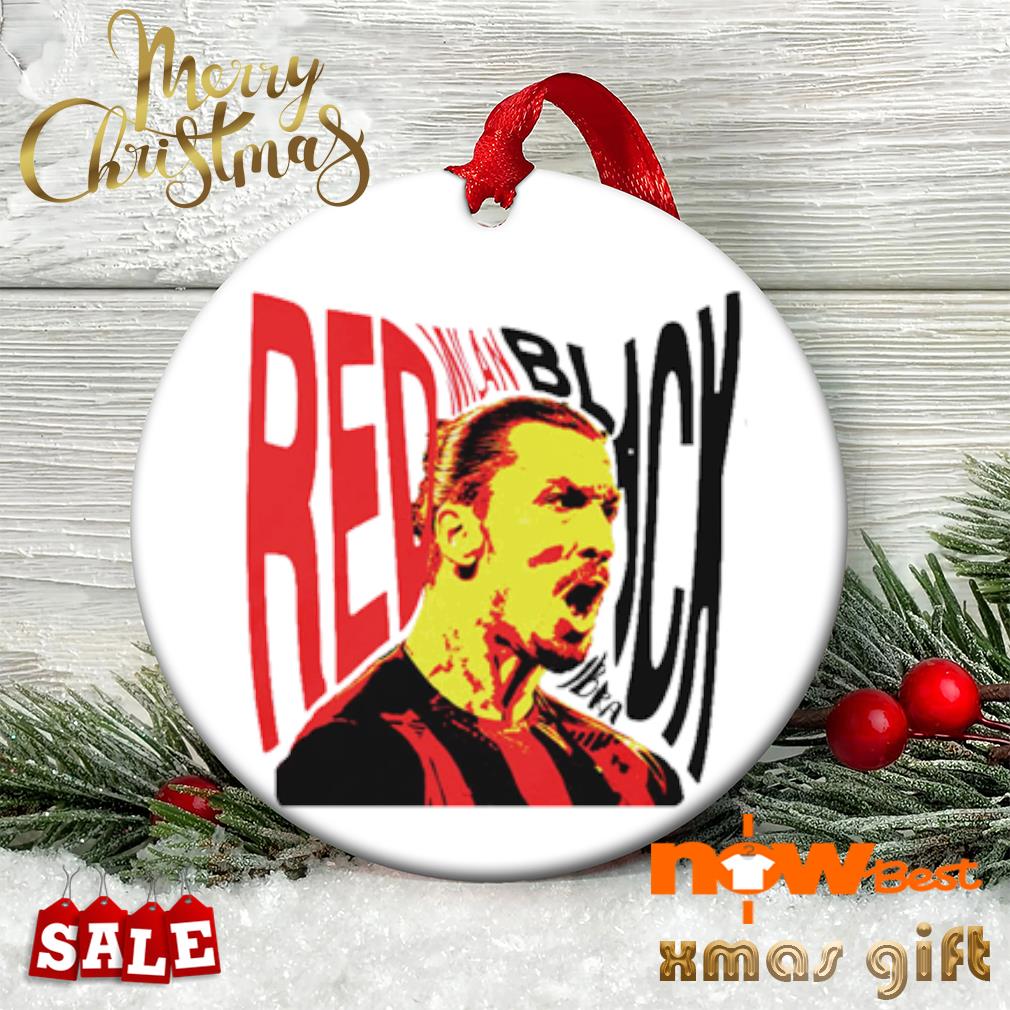 Red and Black Zlatan Ibrahimovic ornament