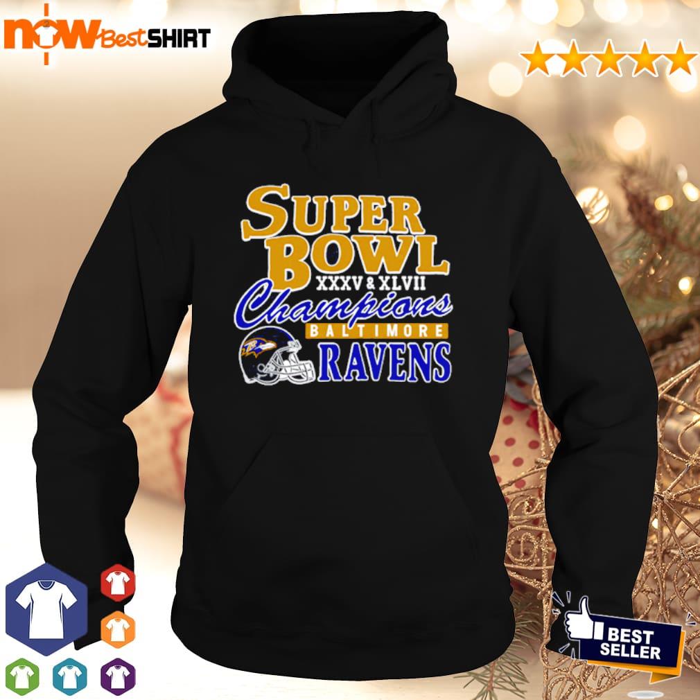 Baltimore Ravens Super Bowl XXXV champions football shirt, hoodie, sweater,  long sleeve and tank top