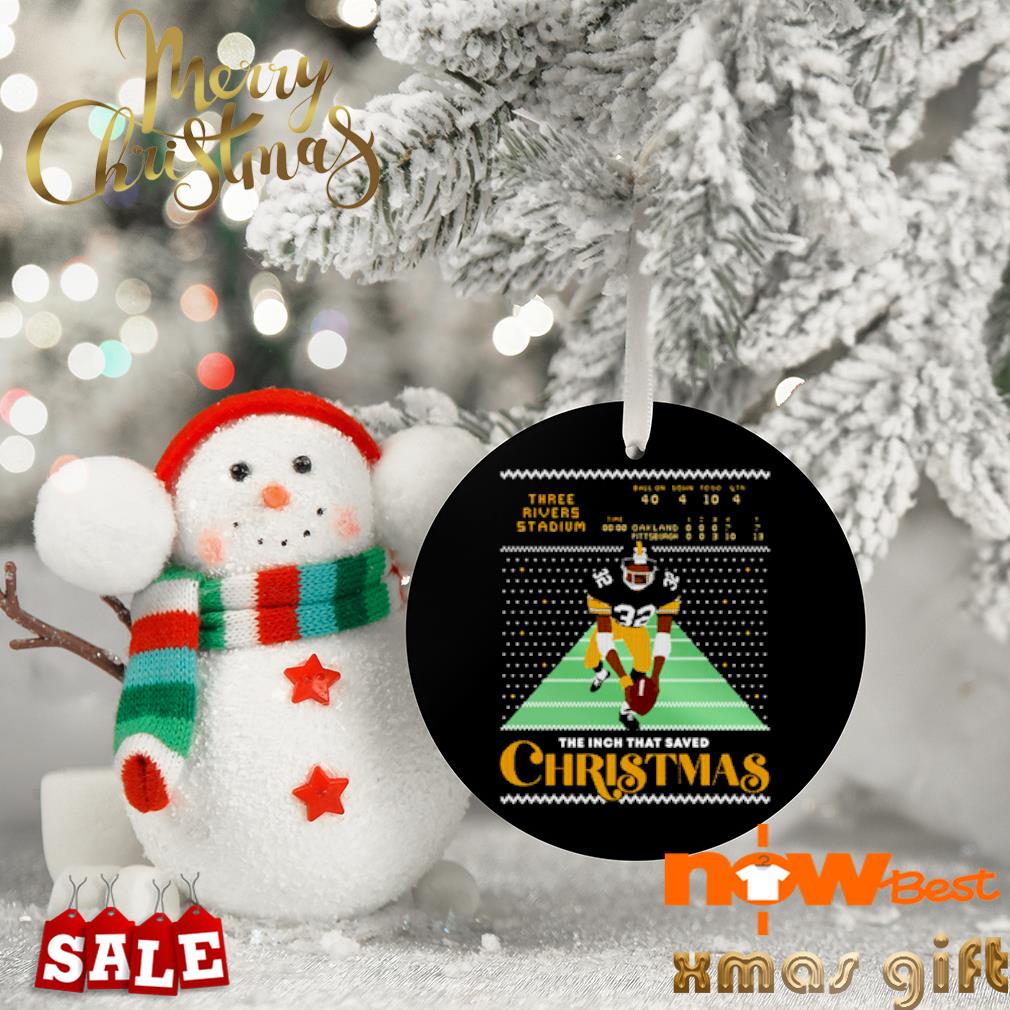 The inch that saved Christmas three rivers stadium 32 ornament