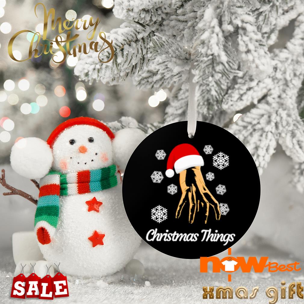 Thing hand Christmas things santa Wednesday Addams ornament