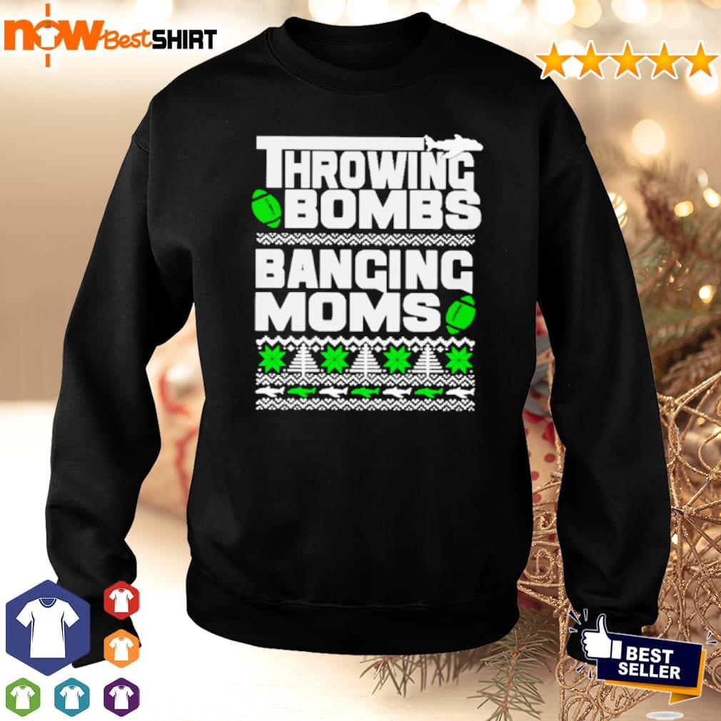 Throwing bombs banging moms Christmas sweater
