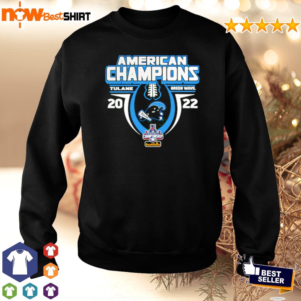 Tulane Green Wave Blue American Champions 2022 shirt