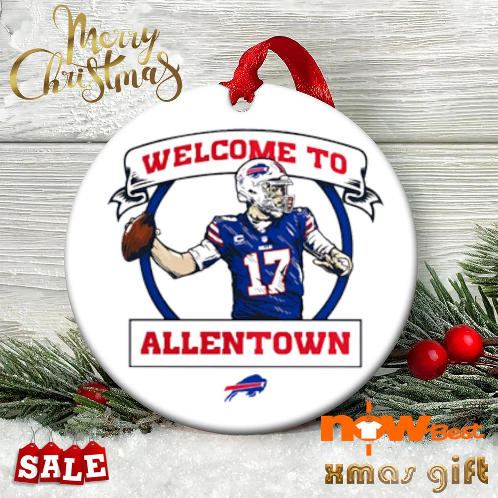 NFL Buffalo Bills Josh Allen Welcome to Allentown Pullover Hoodie