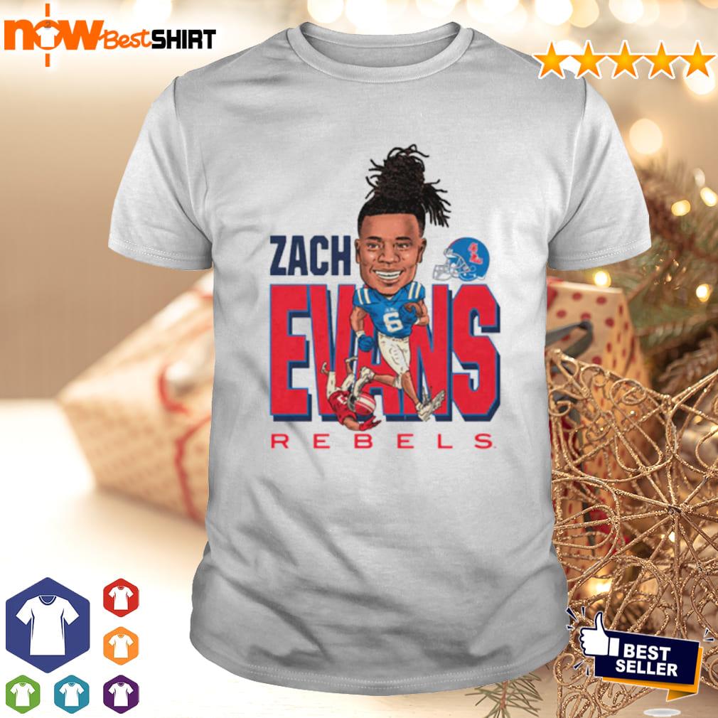 Zach Evans Rebels Ole Miss shirt