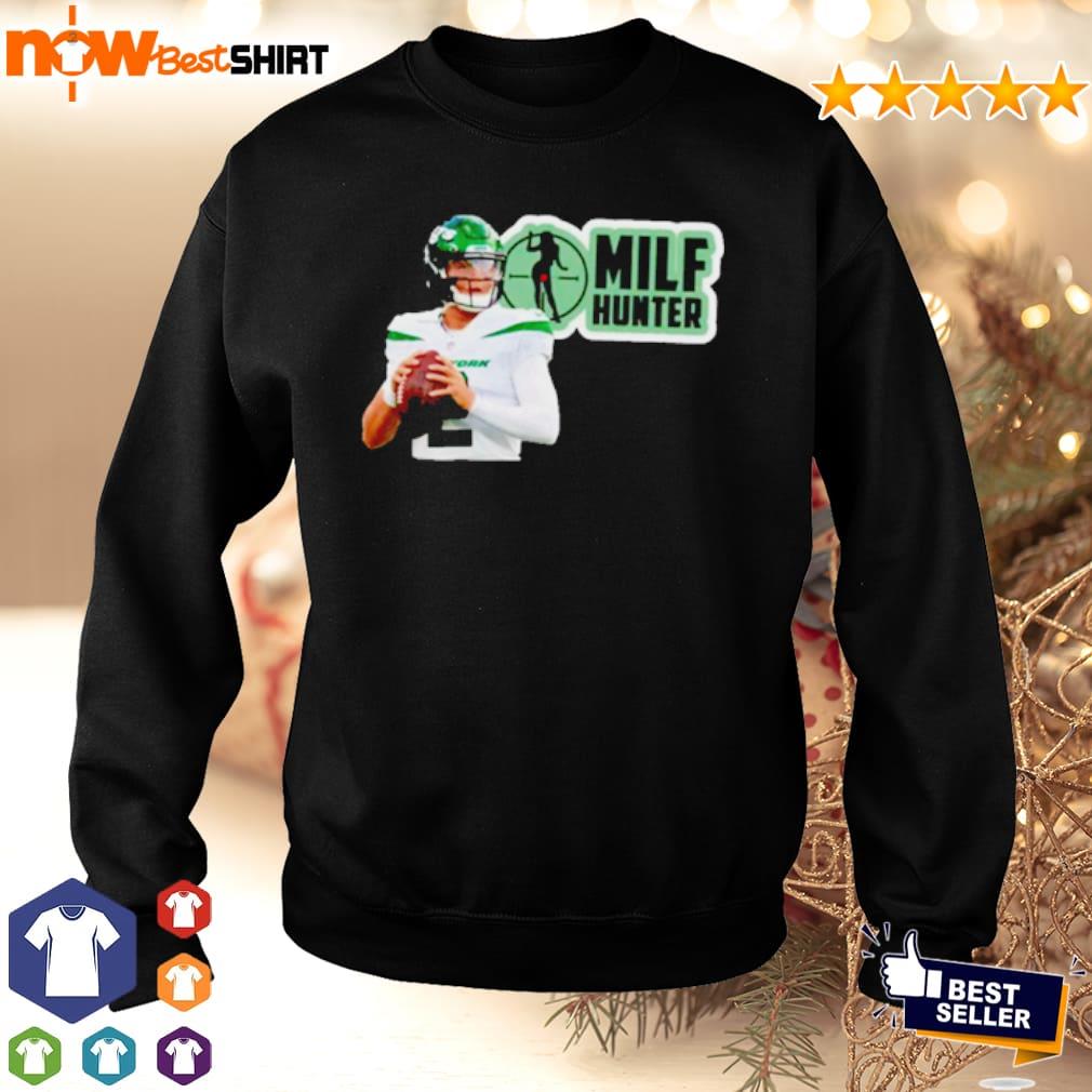 Zach Wilson New York Jets Milf Hunter T-shirt Apparel 