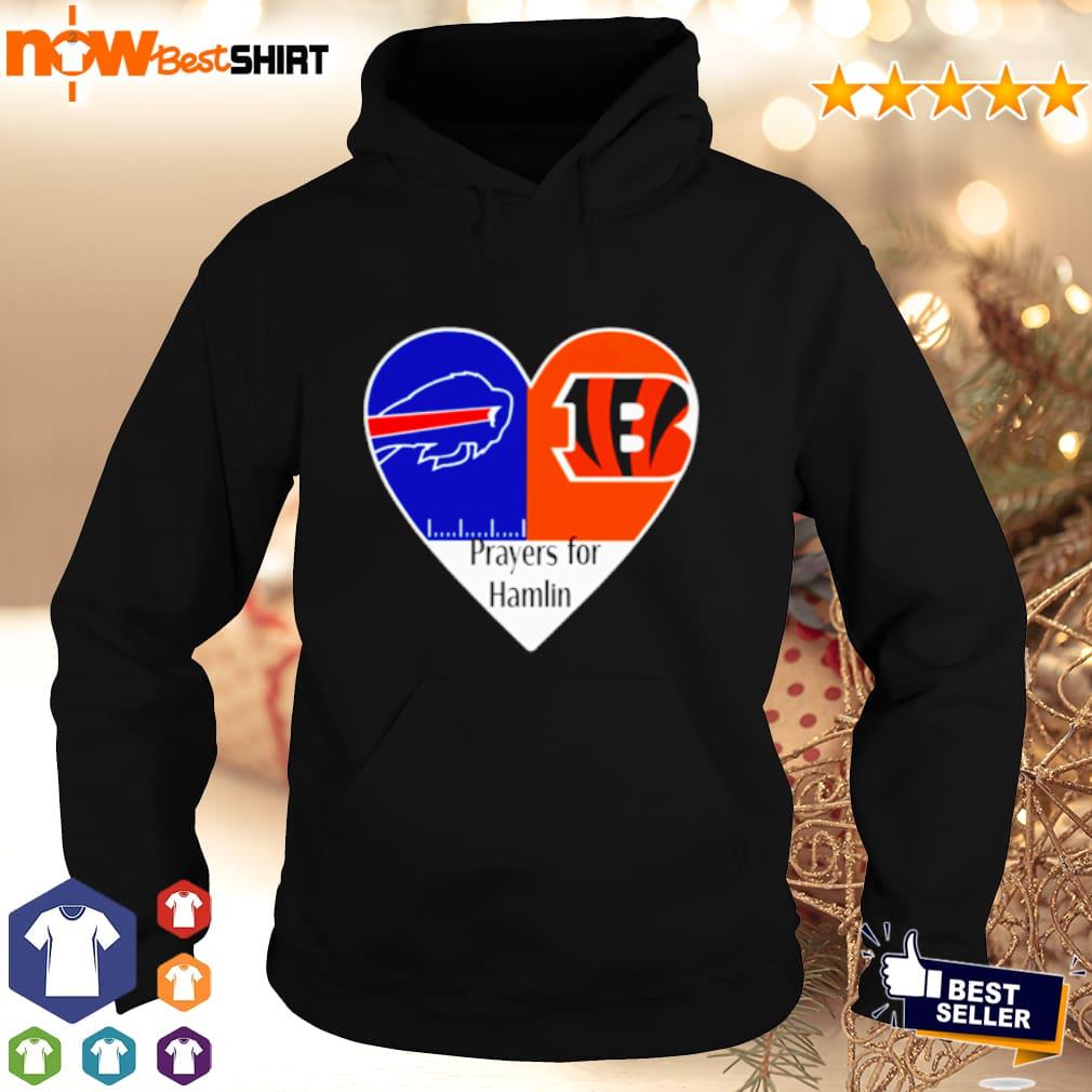 Cincinnati Bengals Buffalo Bills Mascot Dey Pray Together Kevin Necessary  shirt, hoodie, sweater, long sleeve and tank top