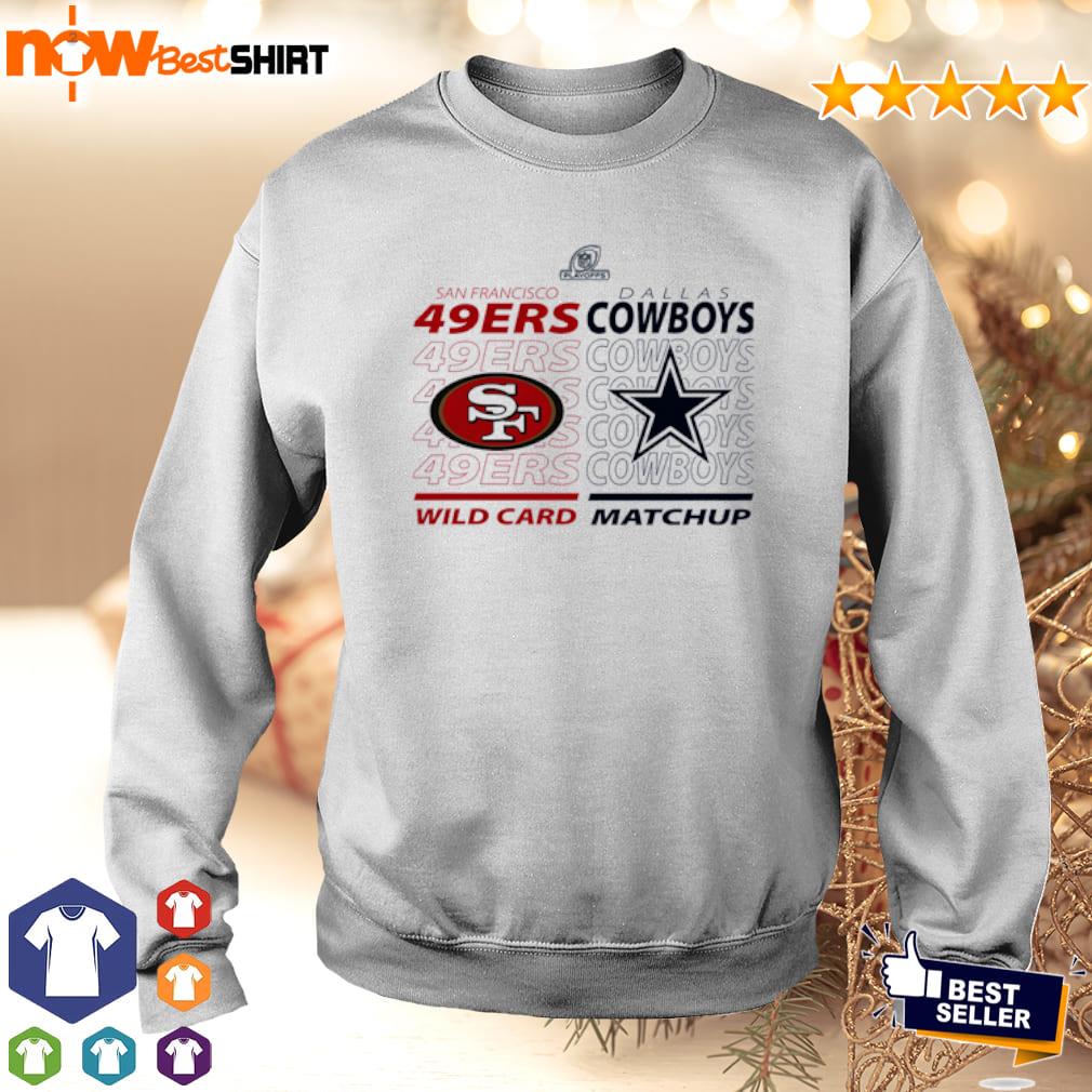 San Francisco 49ers Vs Dallas Cowboys 2021-2022 Super Wild Card T-Shirt -  REVER LAVIE