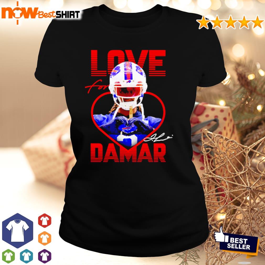 Buffalo Bills Love For Damar T-Shirt, Custom prints store