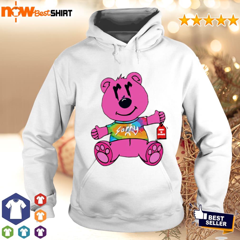 Top joe Burrow pink bear sorry in advance shirt, hoodie, sweater, long  sleeve and tank top