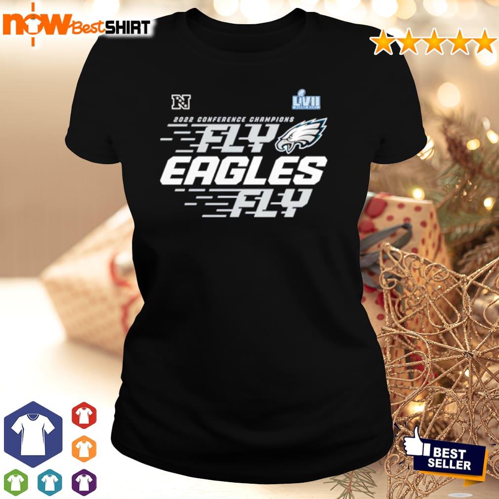 Fly Eagles Fly Conference Champions Philadelphia Eagles Shirt Ladies Tee