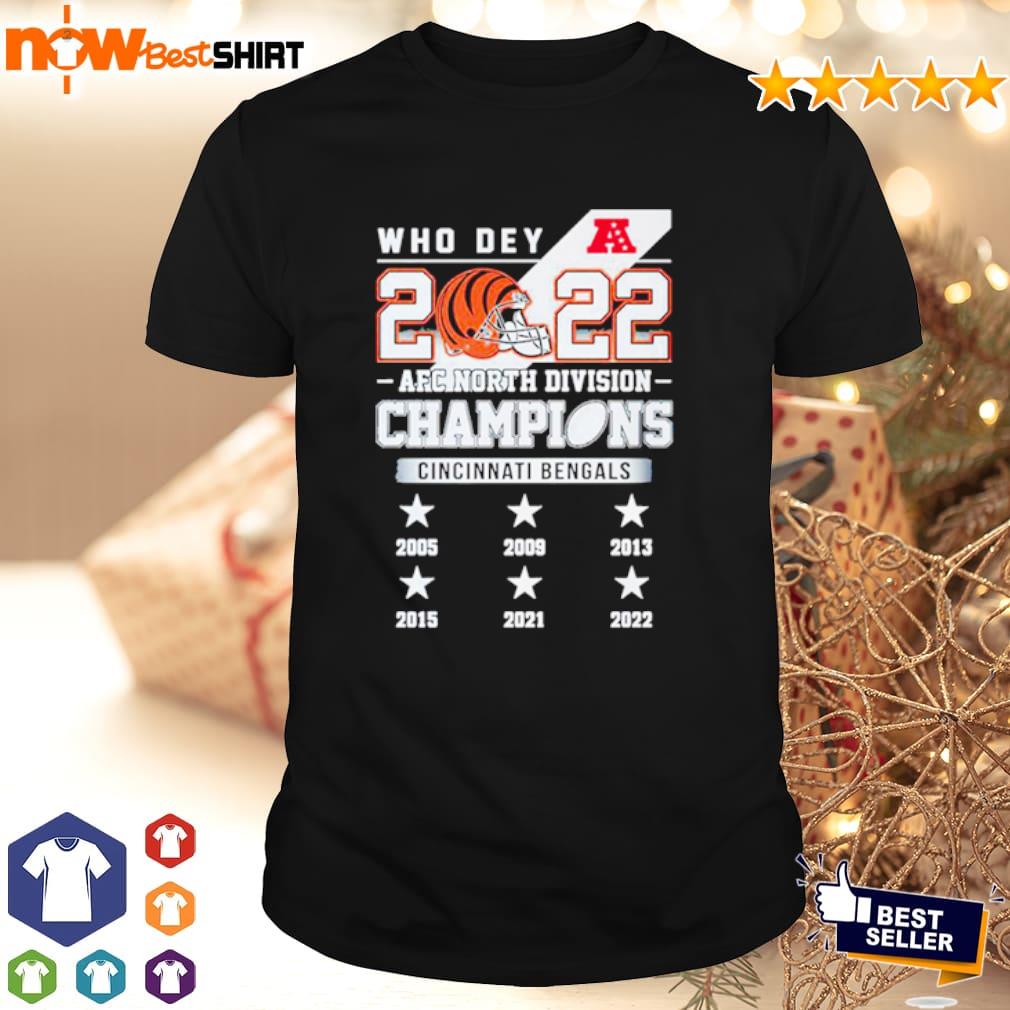 Cincinnati Bengals 2021 Afc North Division Champions Blocked Favorite  Shirt, hoodie, sweater, long sleeve and tank top