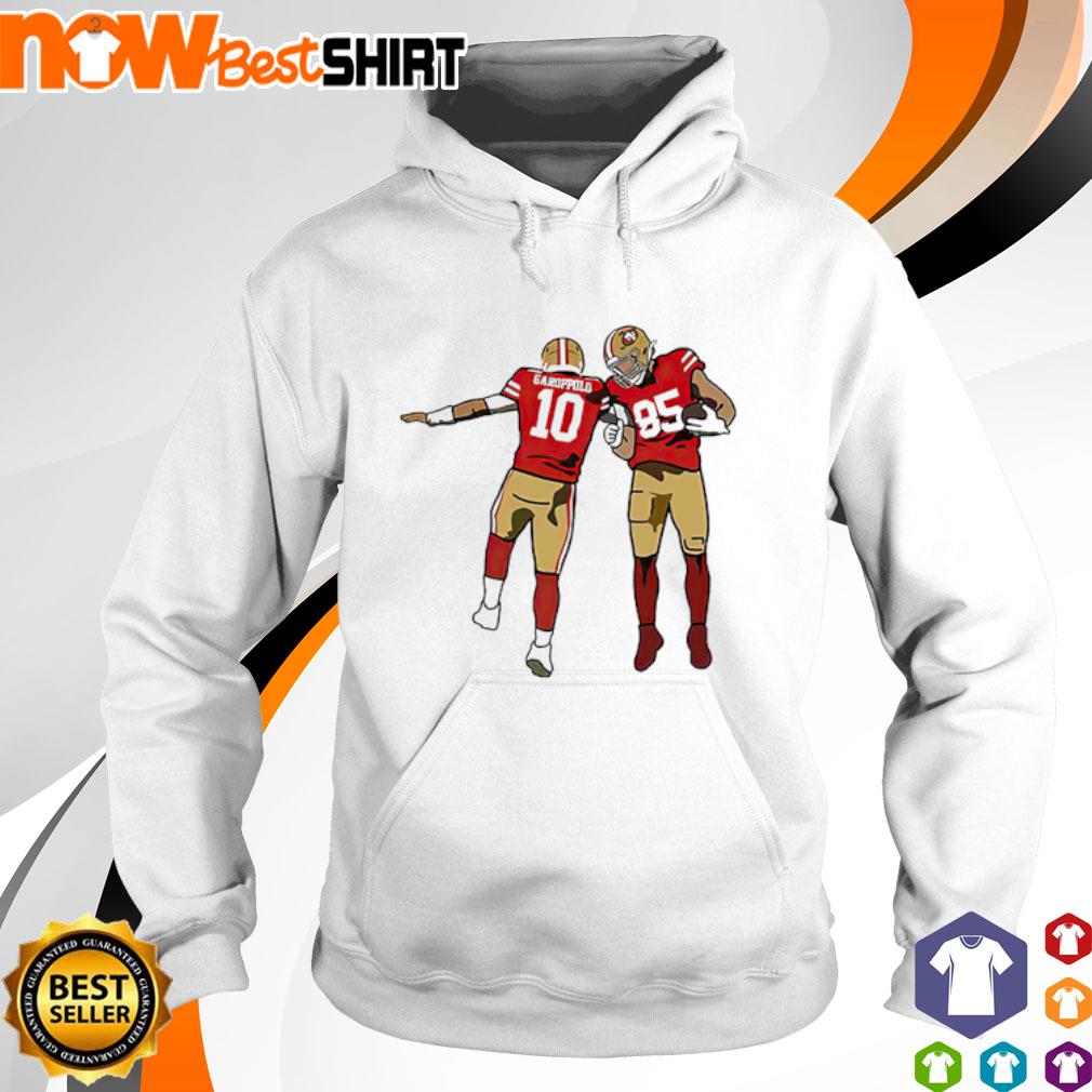 Top jimmy Garoppolo and George Kittle dancing celebration shirt, hoodie,  sweater, long sleeve and tank top