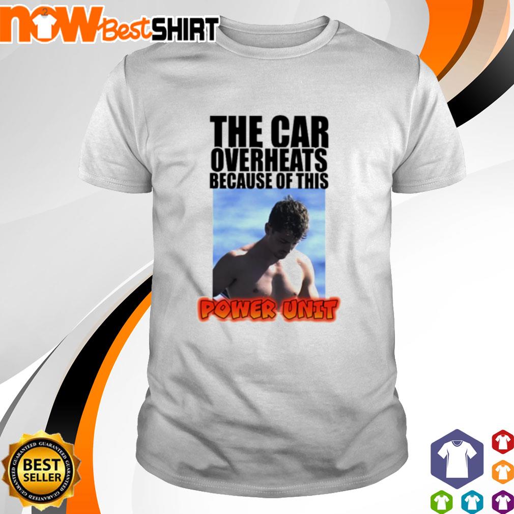 Charles Leclerc the car overheats because of this power unit shirt