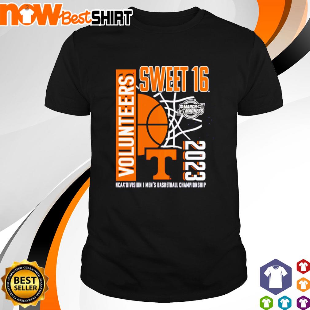Tennessee Volunteers sweet 16 NCAA division I men's basketball championship shirt