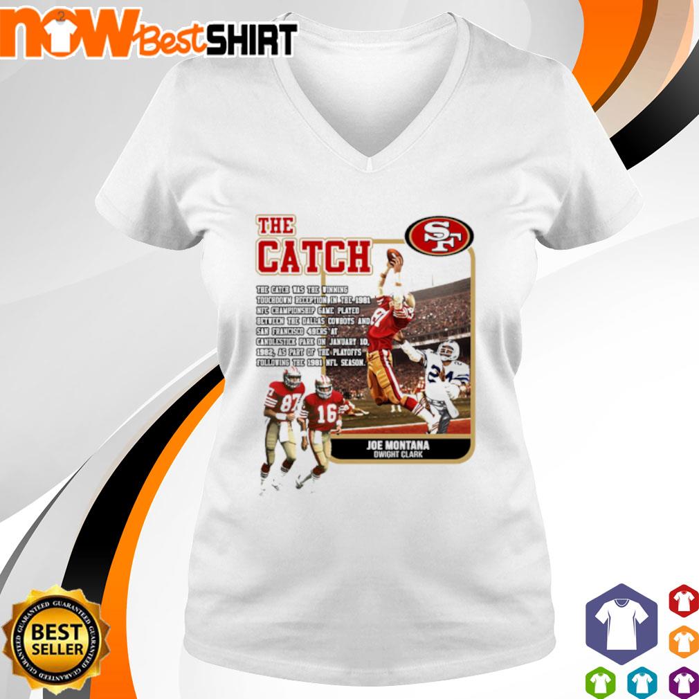 49ers the Catch Premium T Shirt in Mens Sizes S-3XL in White 