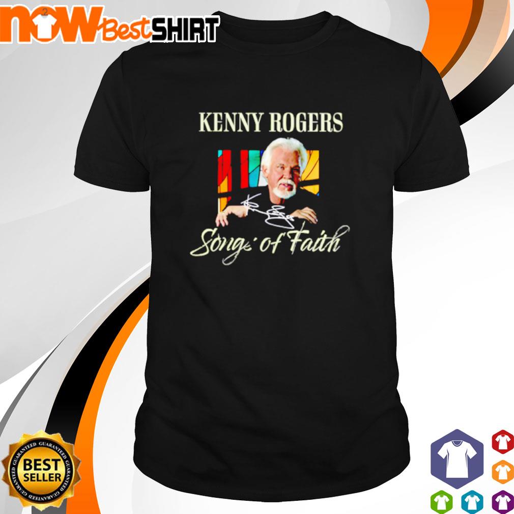 Kenny Rogers songs of faith signature shirt