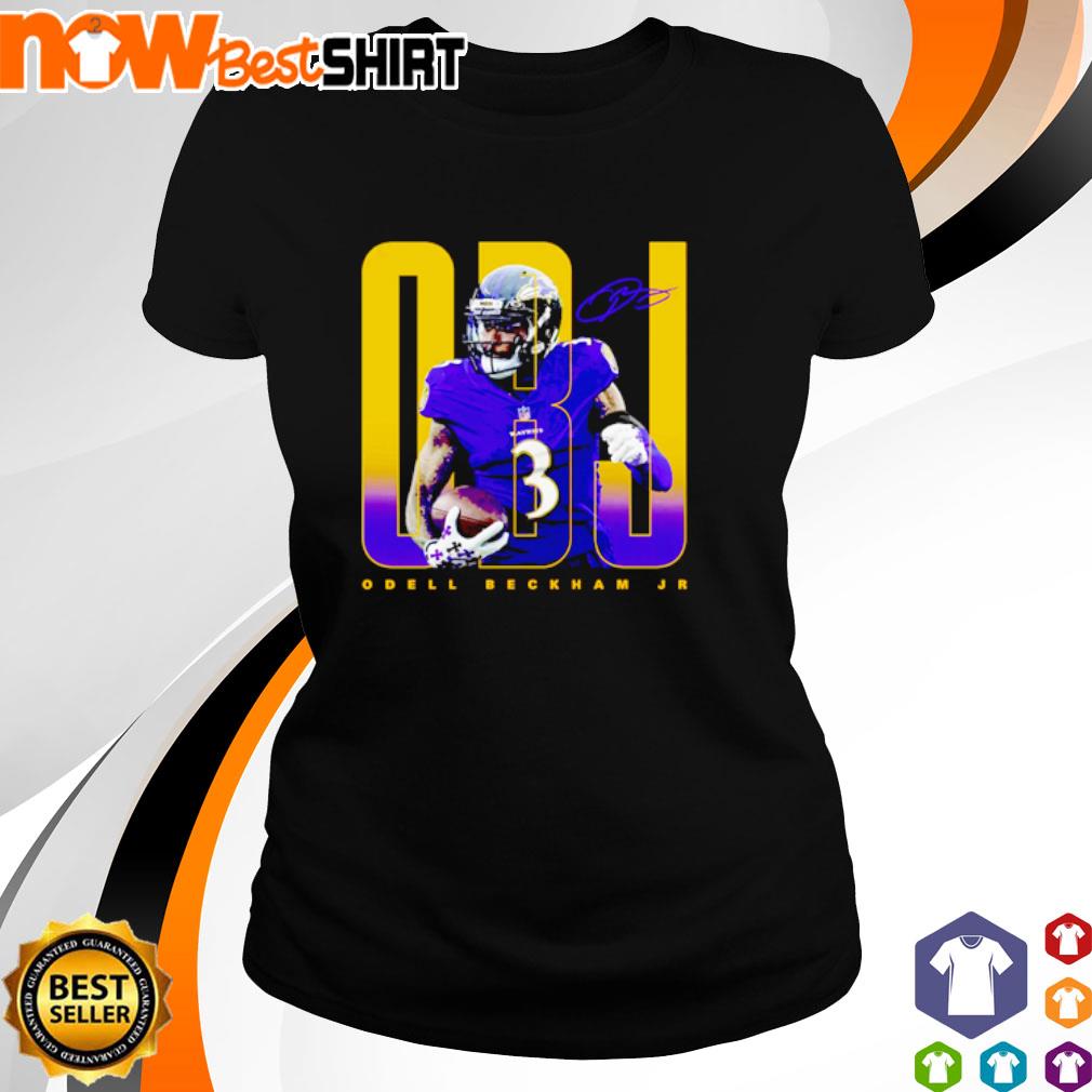 Odell Beckham Jr. Baltimore Ravens signature 2023 shirt, hoodie, sweater,  long sleeve and tank top