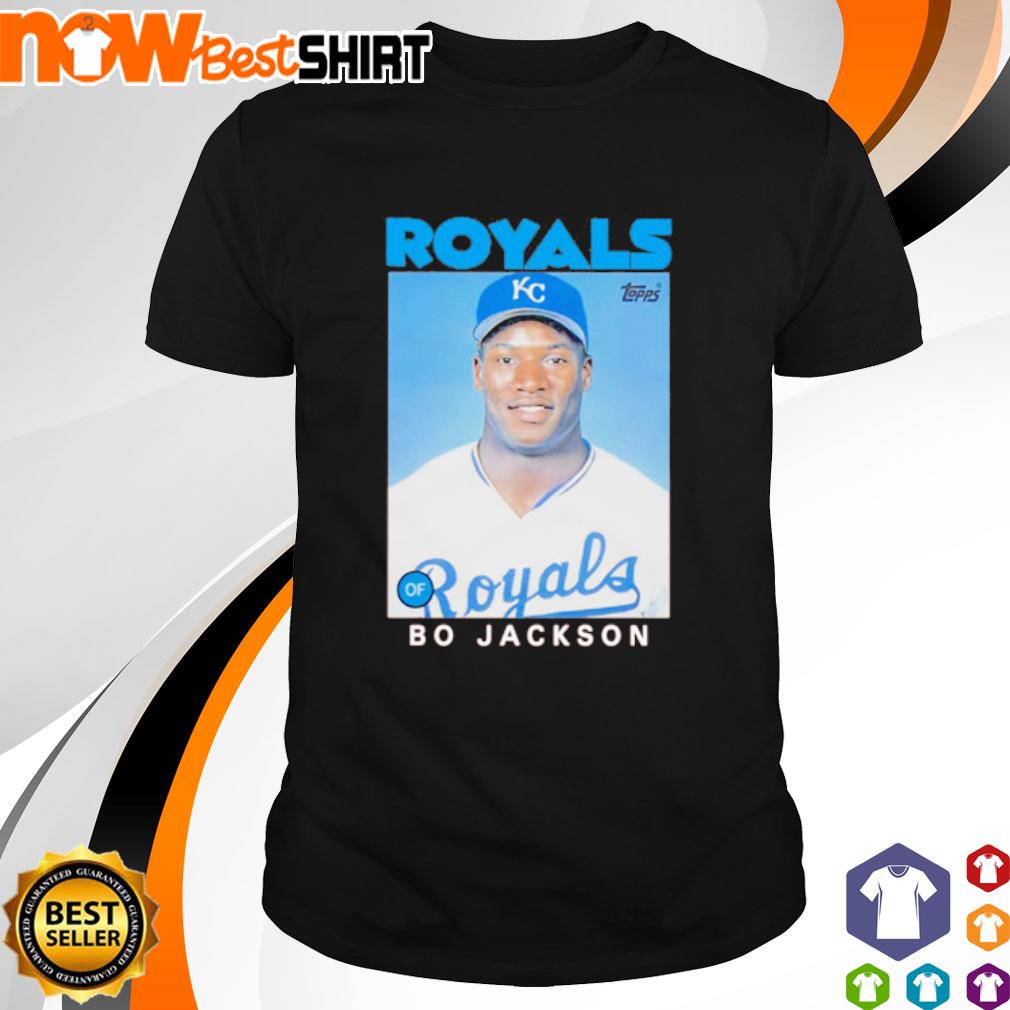 Royals Topps Bo Jackson baseball shirt