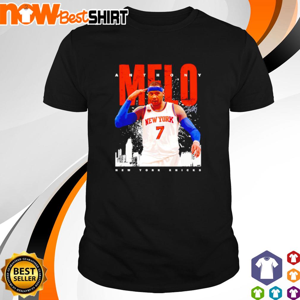 Carmelo Anthony 7 New York Knicks signature shirt