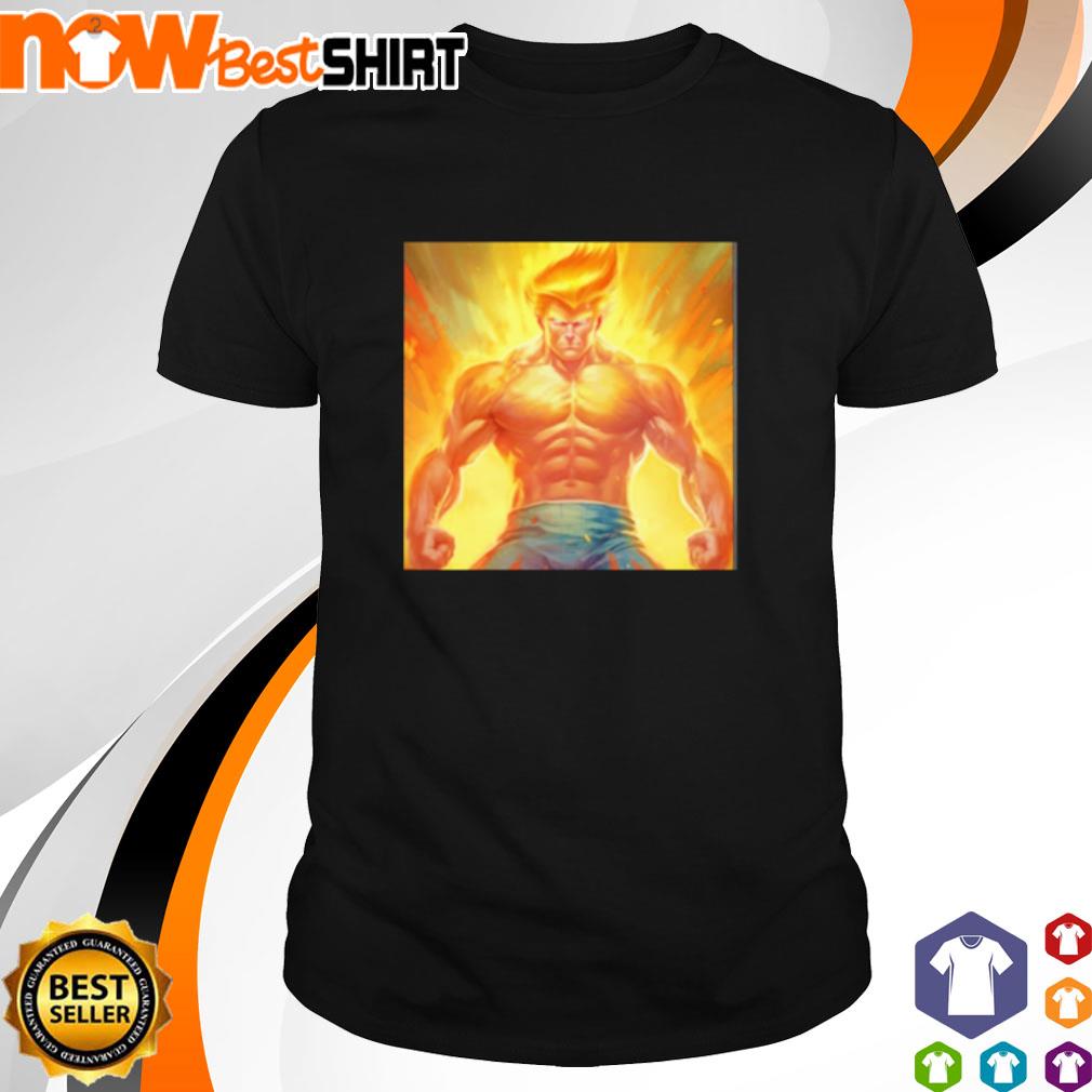 Donald Trump Circa 2023 Super Saiyan shirt