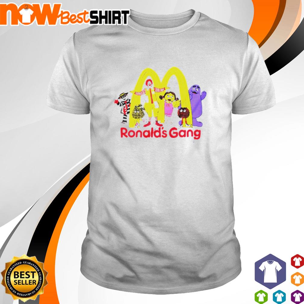 Mc Ronalds Gang Grimace Hamburglar Fry guys Birdy shirt