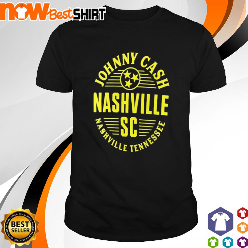 Nashville SC x Johnny Cash shirt