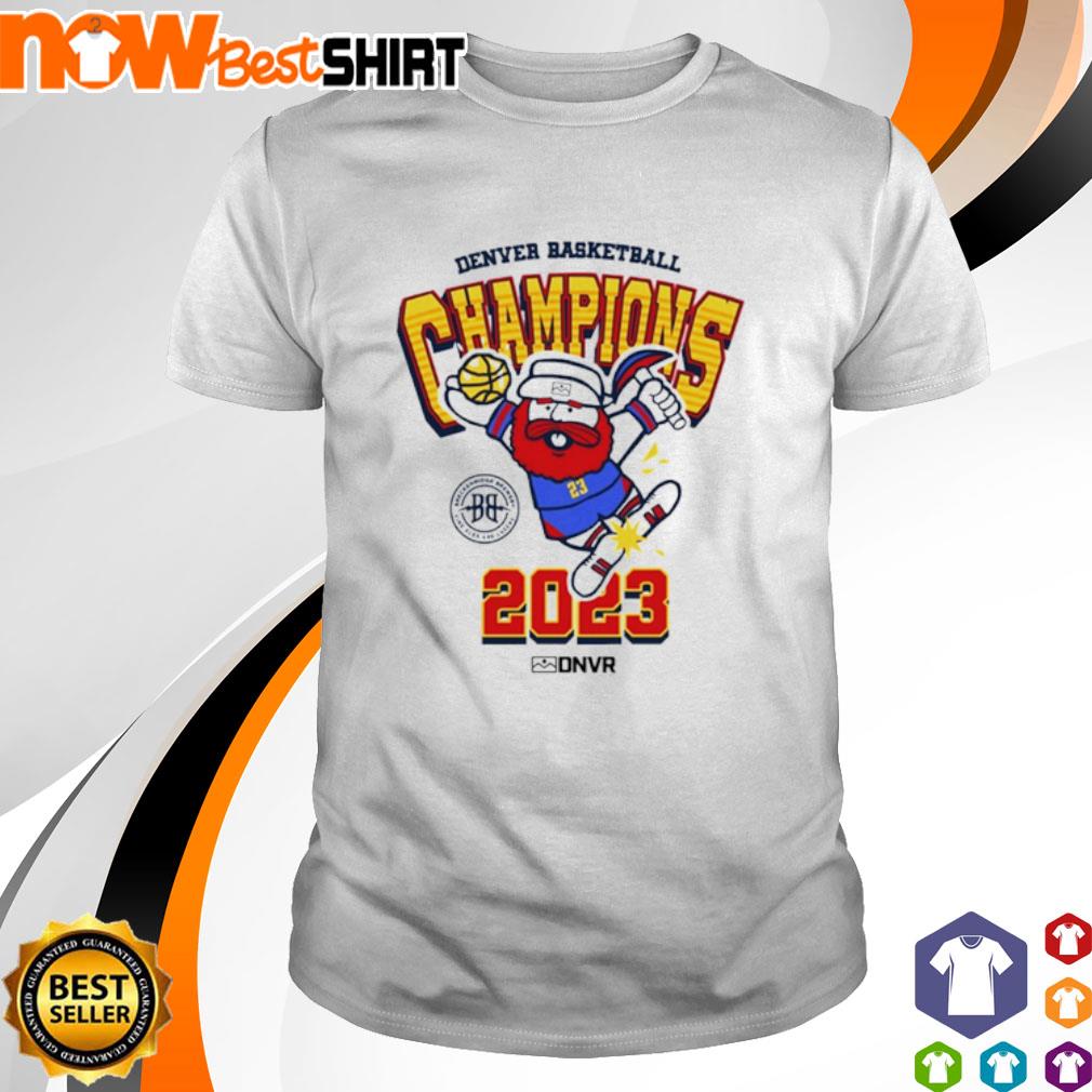 Denver Basketball Champions 2023 cartoon shirt