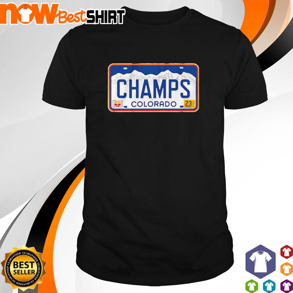 Denver Champs License Plate Denver Basketball shirt